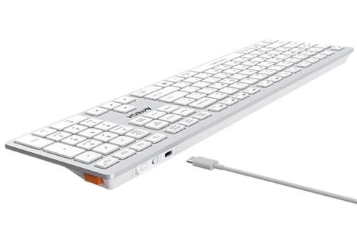 Klavye-A4Tech-Fbx50C-Beyaz-Bluetooth2.4G-Fn-Mm-Sarjli-Tr-Layout-Kktc-1 Klavye A4Tech Fbx50C Beyaz Bluetooth+2.4G Fn-Mm-Şarjlı Tr Layout - Görsel 2