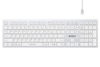 Klavye A4Tech Fbx50C Beyaz Bluetooth+2.4G Fn-Mm-Şarjlı Tr Layout KKTC