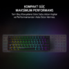 Klavye Gamepower Lyra Rgb 60M Mekanik Blue Switch Siyah - Gamepower