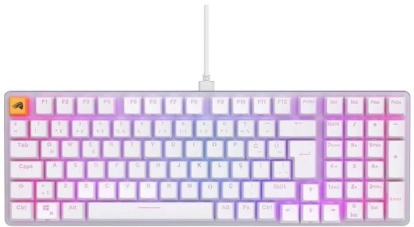 Klavye Glorıous Gmmk2 Modüler Hotswap Mekanik Rgb Beyaz Tr Layout KKTC
