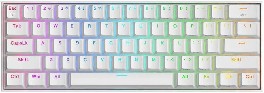 Klavye Redragon K530 Draconıc Beyaz Brown Swıtch Kablosuz Tr Layout KKTC