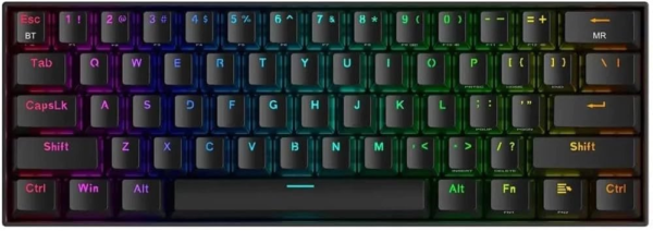 Klavye Redragon K530 Draconic Black Brown Switch Kablosuz Us Layout Kktc