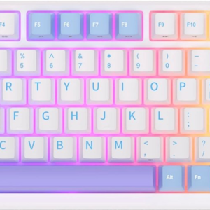 Klavye Royal Kludge M75 Taro Milk Kablosuz Silver Switch Us Layout