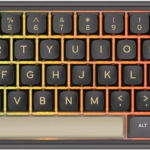 Klavye Royal Kludge R65 Phantom Chartreuse Switch Us Layout