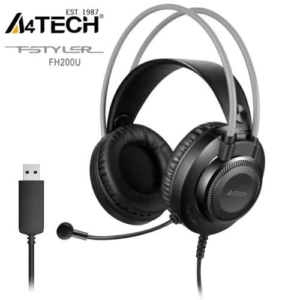 Kulaklık A4Tech Fh-200U Mikrofonlu Gri Usb KKTC