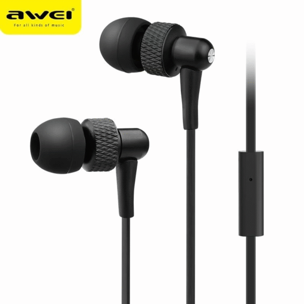 Kulaklık Awei Es-390I Kablolu Siyah Kktc