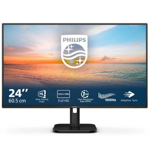 Philips 23.8" 24E1N1100A/01 Ips Mm 1Ms 1920X1080 100Hz Hdmi Hoparlör KKTC