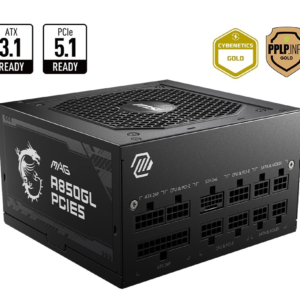 Power Supply Msi Mag A850Gl 850W 80+ Gold Full Modular