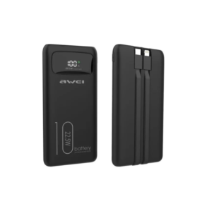 Powerbank P168K 10000Mah Si̇yah Multiple Output 22.5W