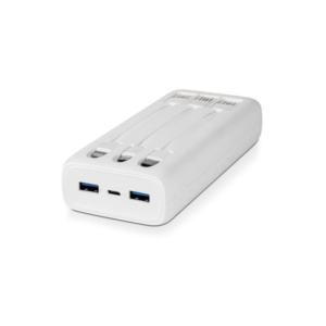 Powerbank Ttec 2Bb203B Beyaz Powerslim Trio Lcd 20000Mah Pd