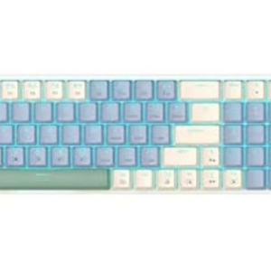 Redragon Bs-8772Cb Wireless Keyboard And Mouse – Cream/Blue Us Layout