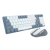 Redragon Bs-8772Gw Wireless Keyboard And Mouse – Gray/White Us Layout - Görsel 2