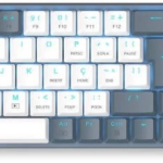 Redragon Bs-8772Gw Wireless Keyboard And Mouse – Gray/White Us Layout