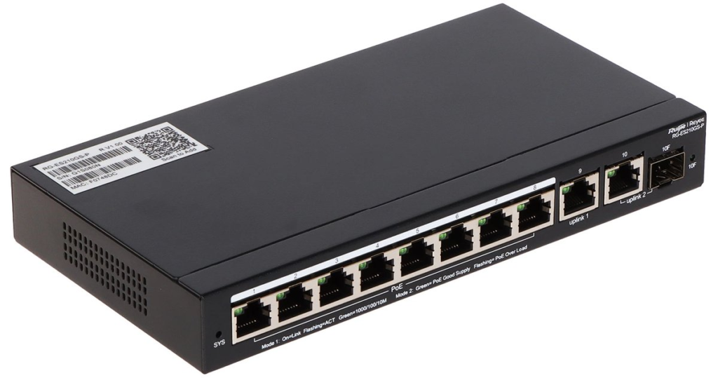 Reyee Rg-Es210Gs-P 8 Port Cloud Managed Poe Switch KKTC