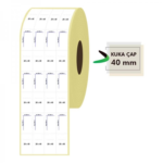 Rulo Kağit Termal Eti̇ket 20Mm X 40Mm 4 Sira 4500 Adet