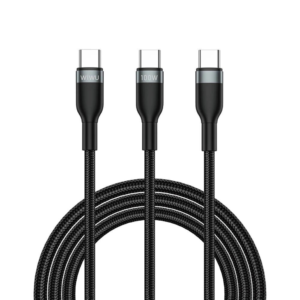 Şarj Kablosu Wiwu Concise Usb-C To Usb-C + Usb-C Wi-C029 2In1