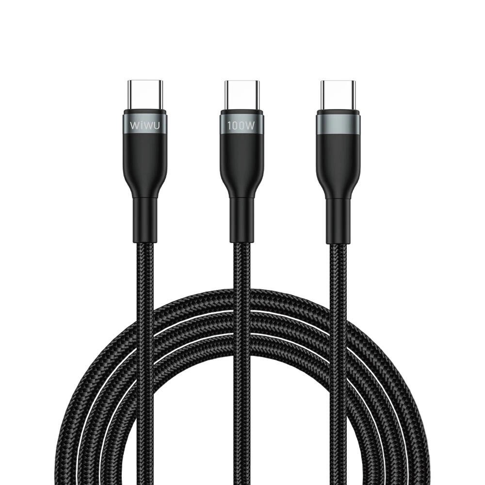 Şarj Kablosu Wıwu Concıse Usb-C To Usb-C + Usb-C Wı-C029 2In1 KKTC
