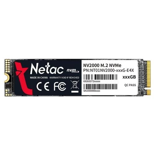 Ssd Netac Nv2000 256Gb M.2 Nvme Nt01Nv2000-256-E4X 2500-1000Mb/S KKTC