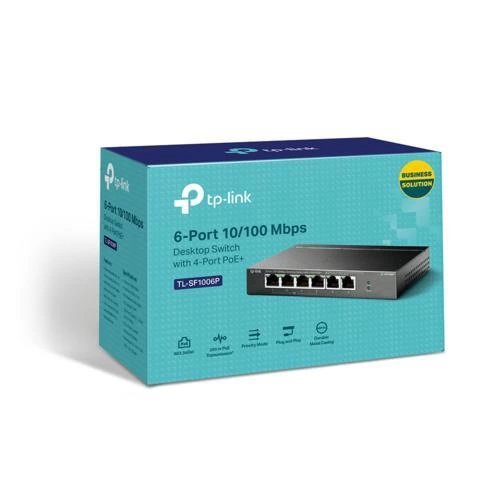 Swıtch Tp-Lınk 8 Port Tl-Sf1008P 4 Port Poe 10/100 KKTC