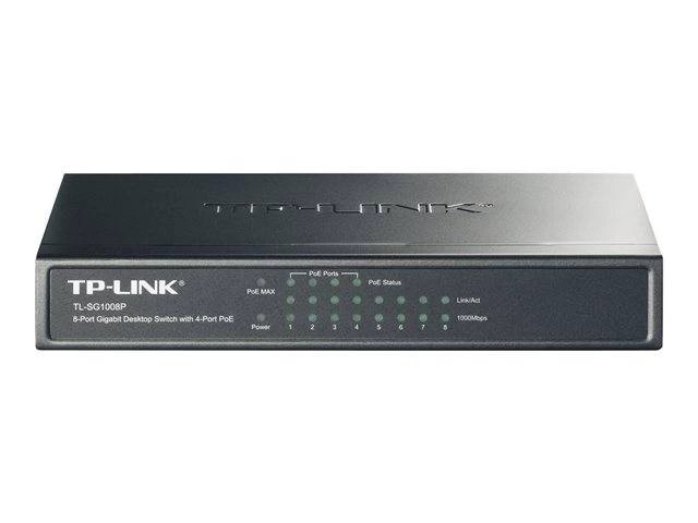 Swıtch Tp-Lınk 8 Port Tl-Sg1008P 4 Port Poe 10/100/1000 KKTC