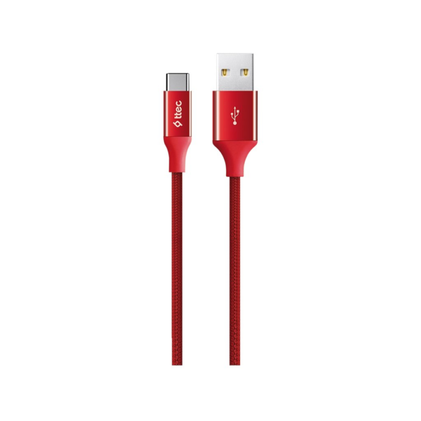 Ttec 2Dk18K Alumicable 120 Cm Type-C - Usb-A Kirmizi Kktc