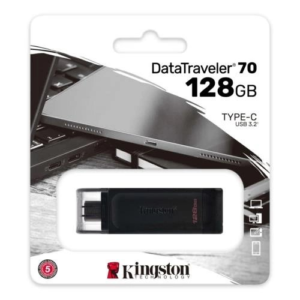 Usb Bellek Kingston 128Gb Usb-C 3.2 Gen1 Dt70/128Gb