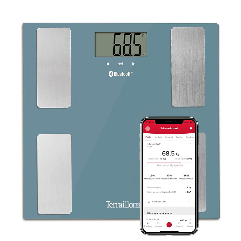 Vücut Yağı Ölçeği TERRAILLON 14874 petrol