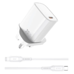 Wiwu 20W Essen Gan Fast Charger+Cable