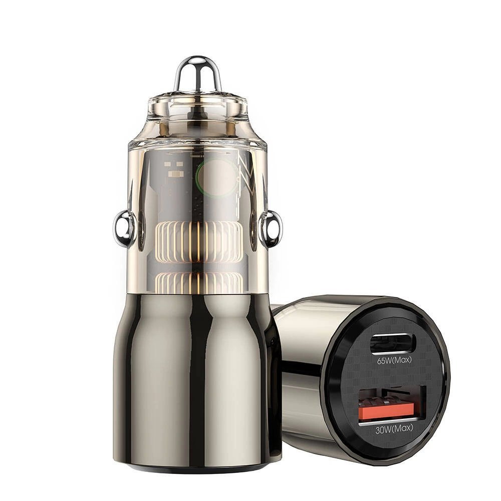 Wiwu Geek 95W Pd+Qc Kirsite Geek Fast Car Usb+Type-C KKTC