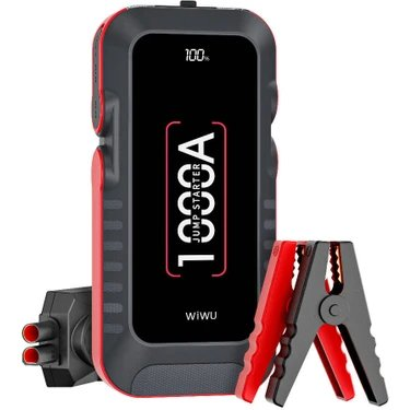 Wiwu Js001 Led Işıklı Araç Akü Takviye Güç Kaynağı KKTC