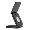 Wiwu W035 3 In 1 Wireless Charger Black - Görsel 2