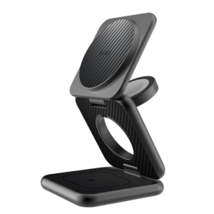 Wiwu W035 3 In 1 Wireless Charger Black