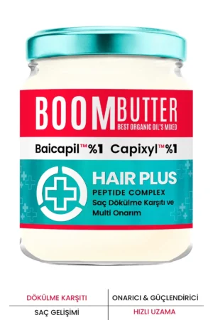 BOOM BUTTER Plus Saç Bakım Yağı 190 ML