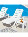 Heniver Okyanus Şezlong Beyaz - Görsel 3