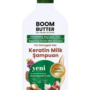 BOOM BUTTER Keratin Süt Şampuanı 400 ML