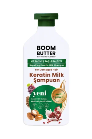 BOOM BUTTER Keratin Süt Şampuanı 400 ML