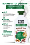 BOOM BUTTER Keratin Süt Şampuanı 400 ML - Görsel 3