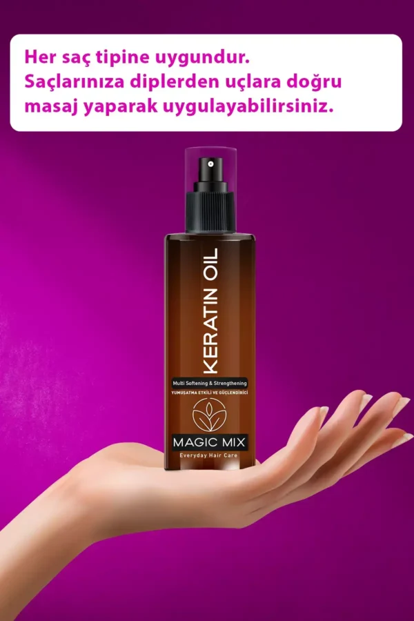 Procsin Magic Mix Aşırı Yıpranmış Saçlar İçin Keratin Yağı 110 Ml - Görsel 3