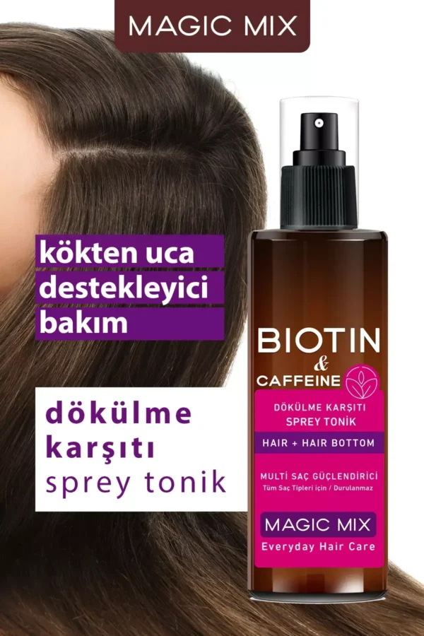 Procsin Magic Mix Biotin Ve Kafein İçeren Saç Kökü Güçlendirici Hızlı Uzamaya Yardımcı Tonik 110 Ml - Görsel 2