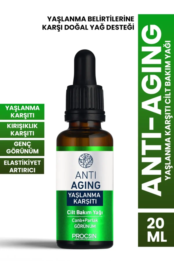 Procsin Anti-Aging Yaşlanma Karşıtı Cilt Bakım Yağı 20 Ml - Görsel 1