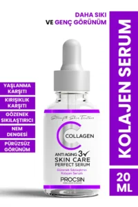PROCSIN Yaşlanma ve Kırışıklık Karşıtı Kolajen Serum 20 ML