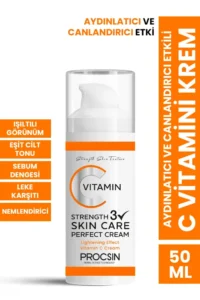 PROCSIN Aydınlatıcı ve Canlandırıcı Etkili C Vitamini Krem 50 ML