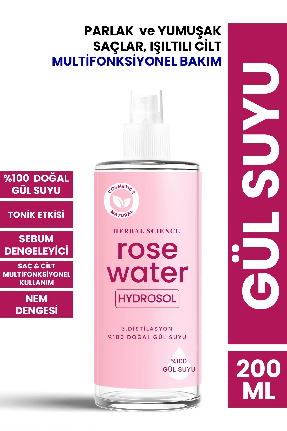 PROCSIN Herbal Science Gül Suyu 200 ML