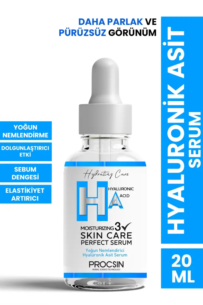 PROCSIN Yoğun Nemlendirici Hyaluronik Asit Serum 20 ML