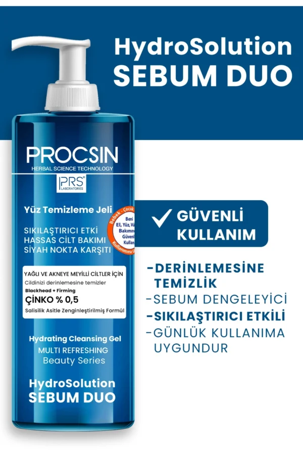 Procsin Hydrosolution Yüz Temizleme Jeli 200 Ml - Görsel 2