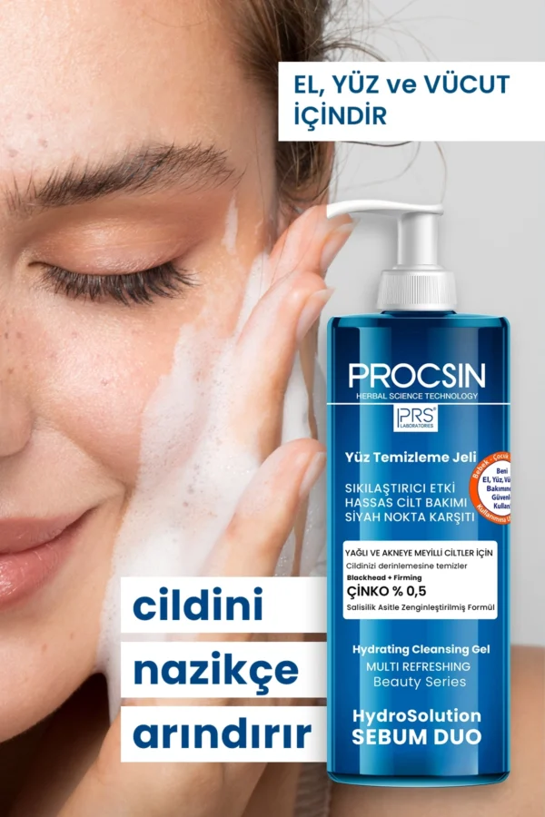 Procsin Hydrosolution Yüz Temizleme Jeli 200 Ml - Görsel 3