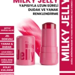 PROCSIN Milky Jelly Doğal Görünüm Dudak ve Yanak Renklendirici Allık Kırmızı (Red) 5 GR