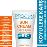 PROCSIN Güneş Koruyucu Yüz SPF 50+ 50 ML Mini Boy