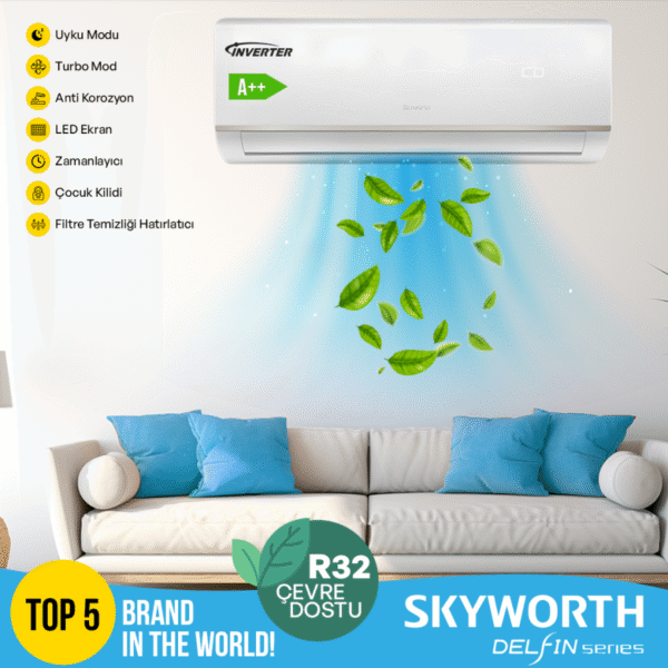 Skyworth 12000 Btu Dc Inverter Klima - Görsel 1