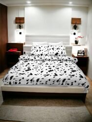 Benekli Polar Nevresim Takımı Kışlık Tek / Çift - Orkide